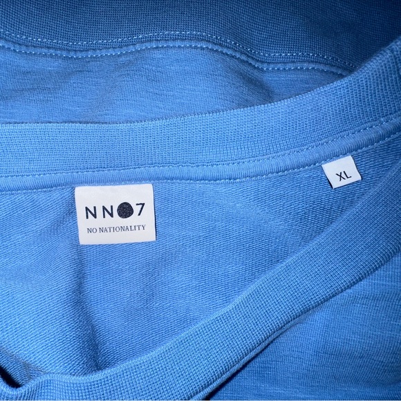 NN07 Barrow blue crewneck sweater - Picture 2 of 5